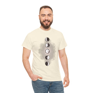 Cat Phases Unisex Heavy Cotton Tee