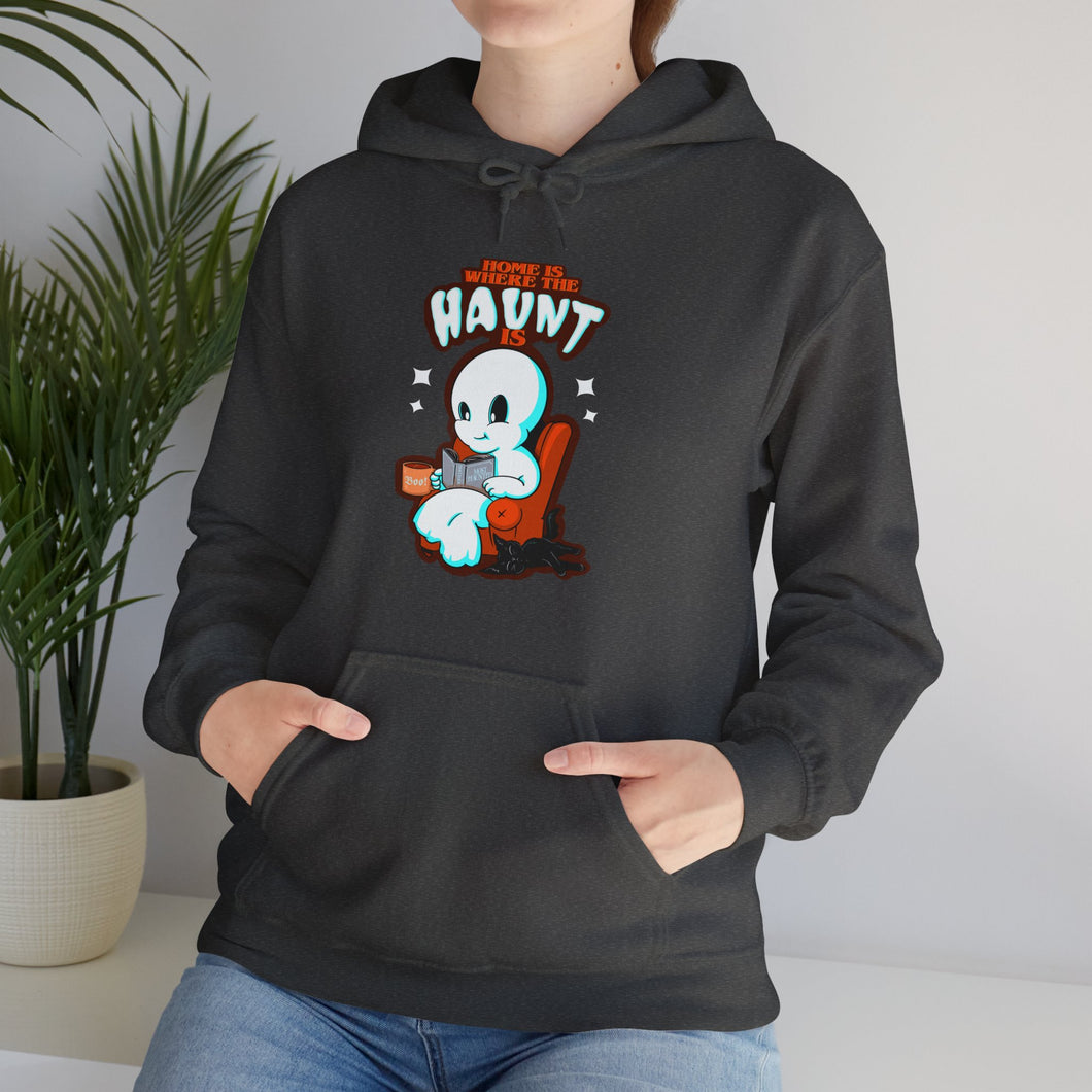 Home Is Where The Haunt Is Unisex Heavy Blend Hooded Sweatshirt