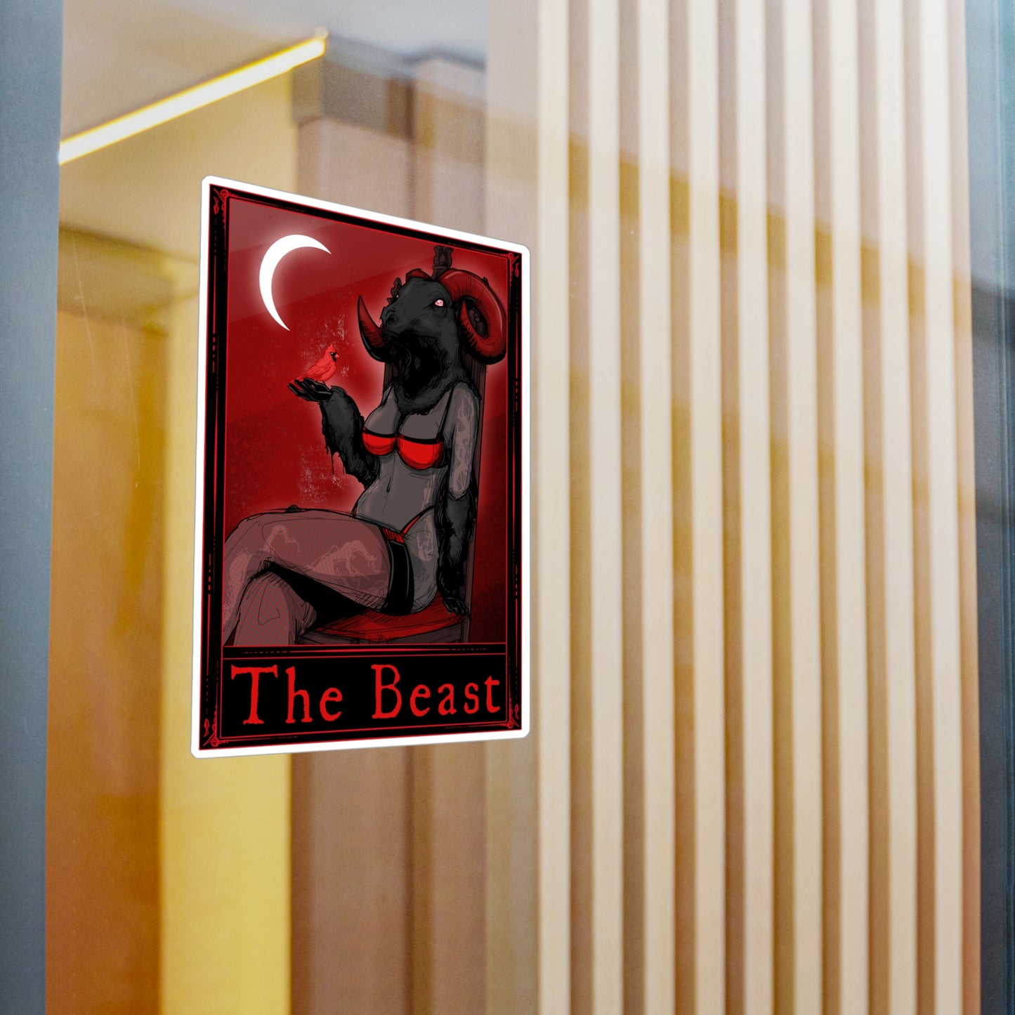 The Beast Tarot Kiss-Cut Vinyl Decal