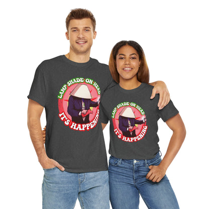 Lampshade On Head Unisex Heavy Cotton Tee