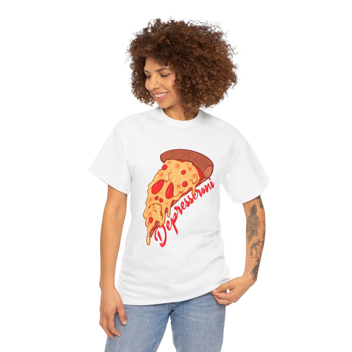 Depresseroni Unisex Heavy Cotton Tee