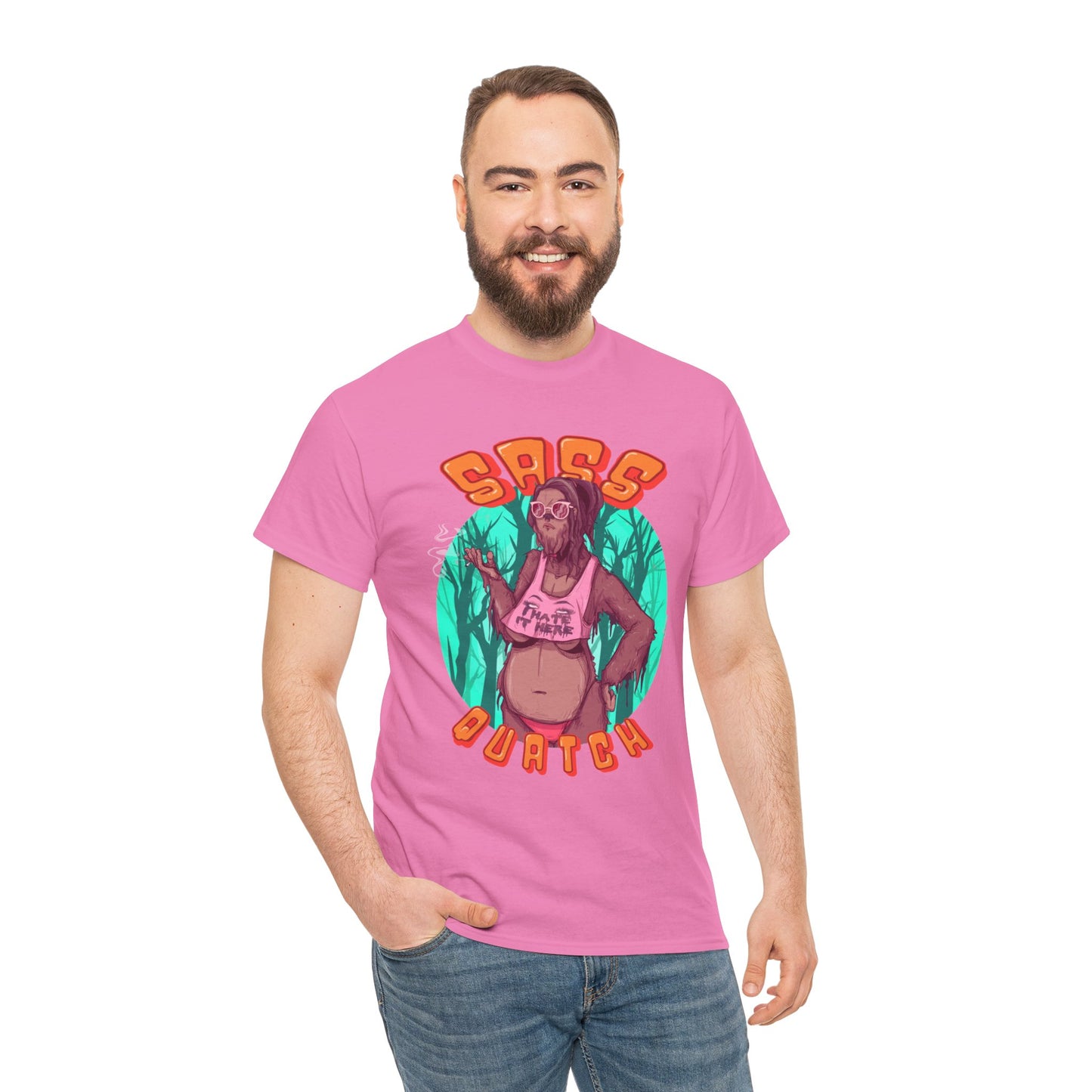 Sass Quatch Unisex Heavy Cotton Tee