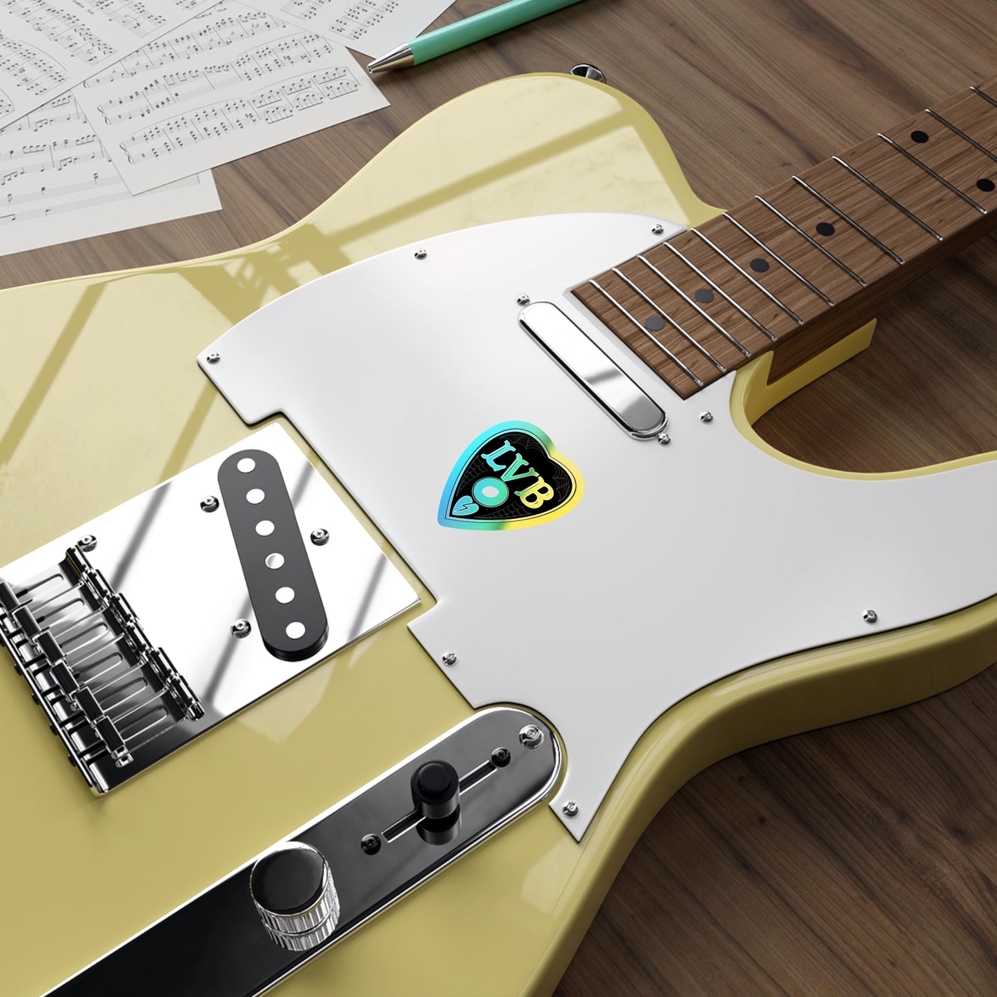 LVB Logo Planchette Holographic Die-cut Stickers