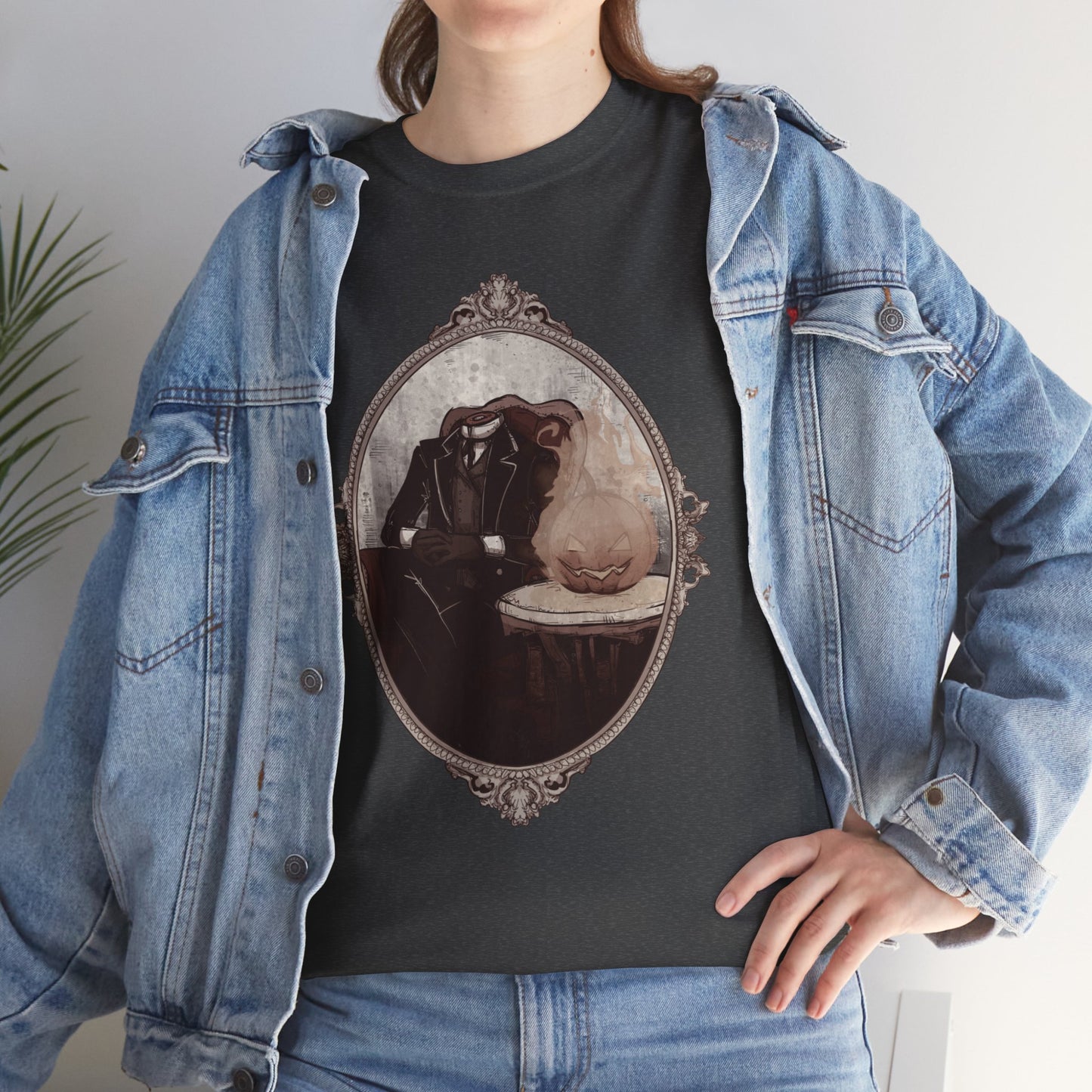 Victorian Headless Horseman Unisex Heavy Cotton Tee