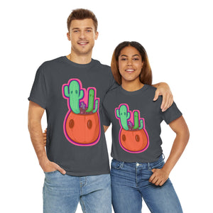 Spooky Succulent Unisex Heavy Cotton Tee