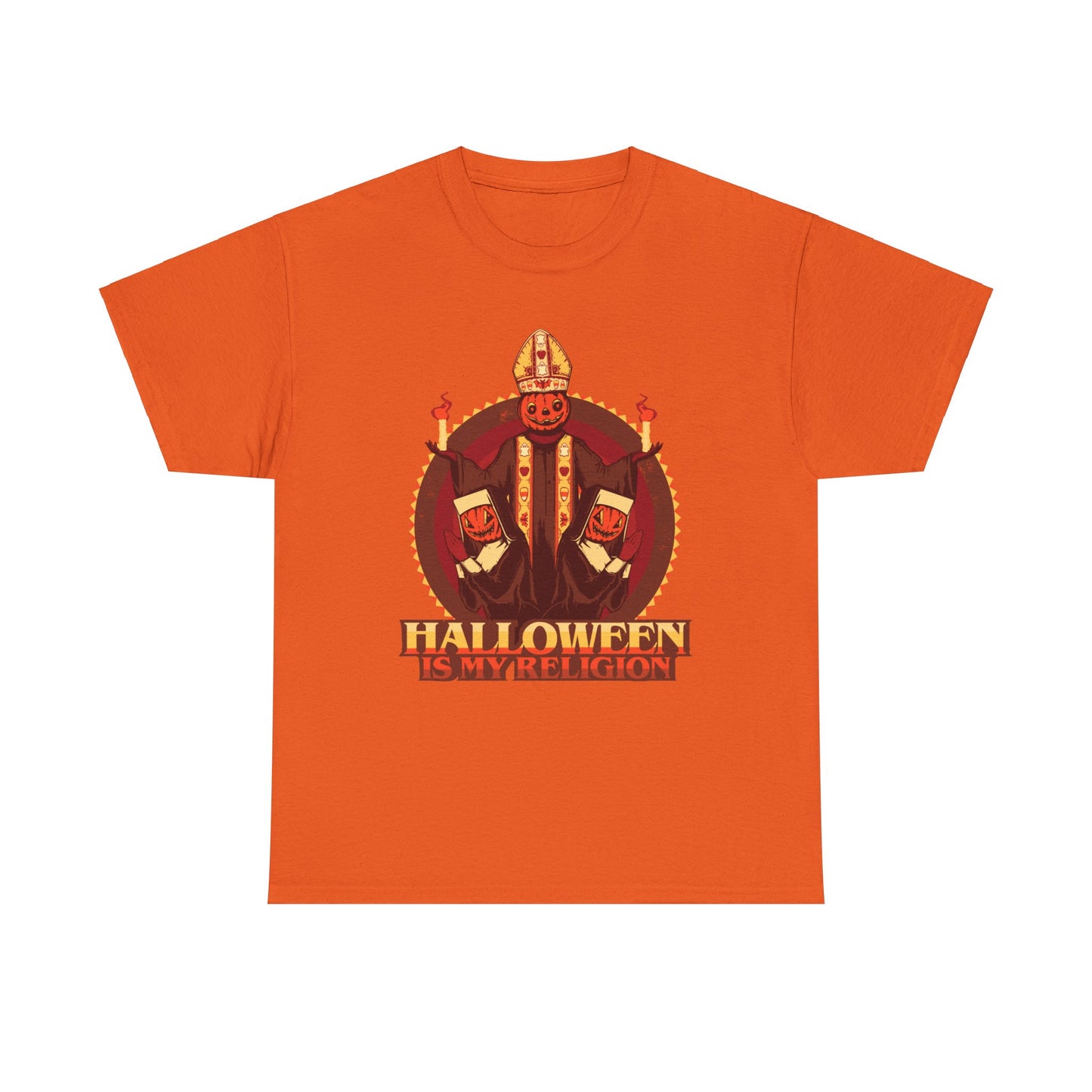Halloween Is My Religion Unisex Heavy Cotton Tee