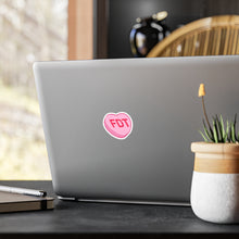 FDT Heart Kiss-Cut Vinyl Decal