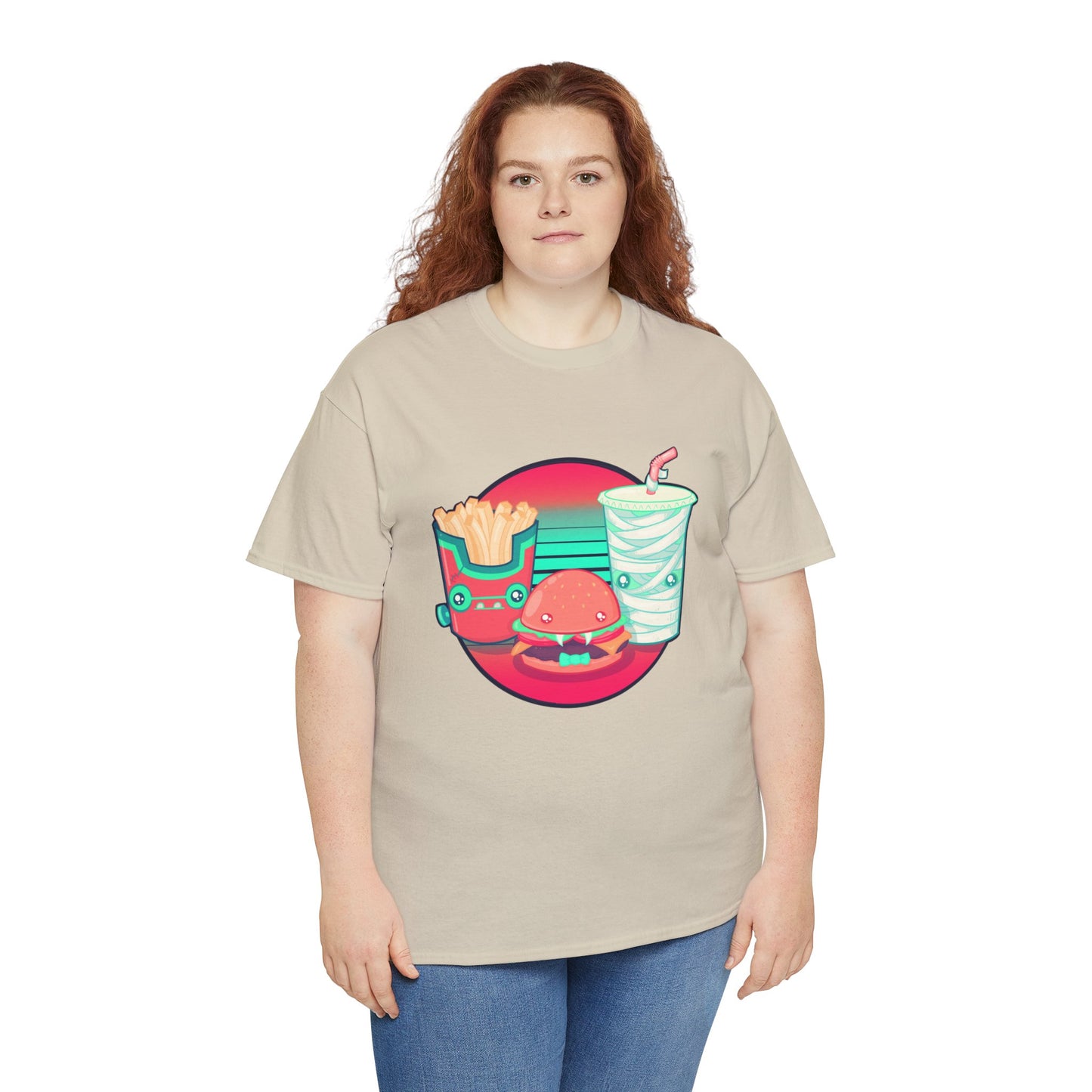 Spooky Fast Food Unisex Heavy Cotton Tee