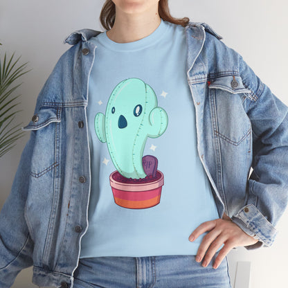 Spooky Succulent Unisex Heavy Cotton Tee