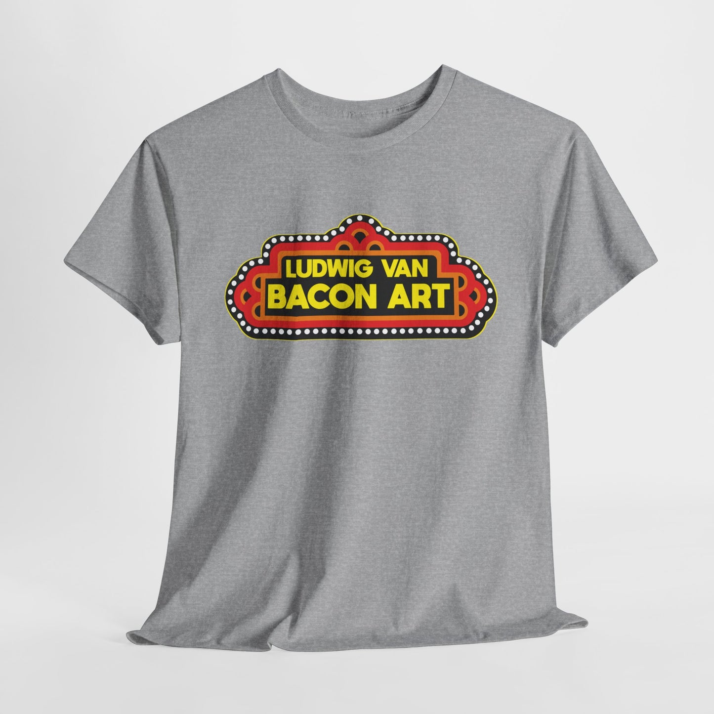 LVB's Pizza Emporium (Front & Back Print) Unisex Heavy Cotton Tee