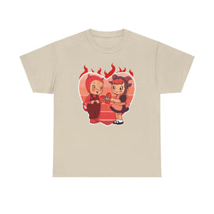 Love Is Hell Unisex Heavy Cotton Tee