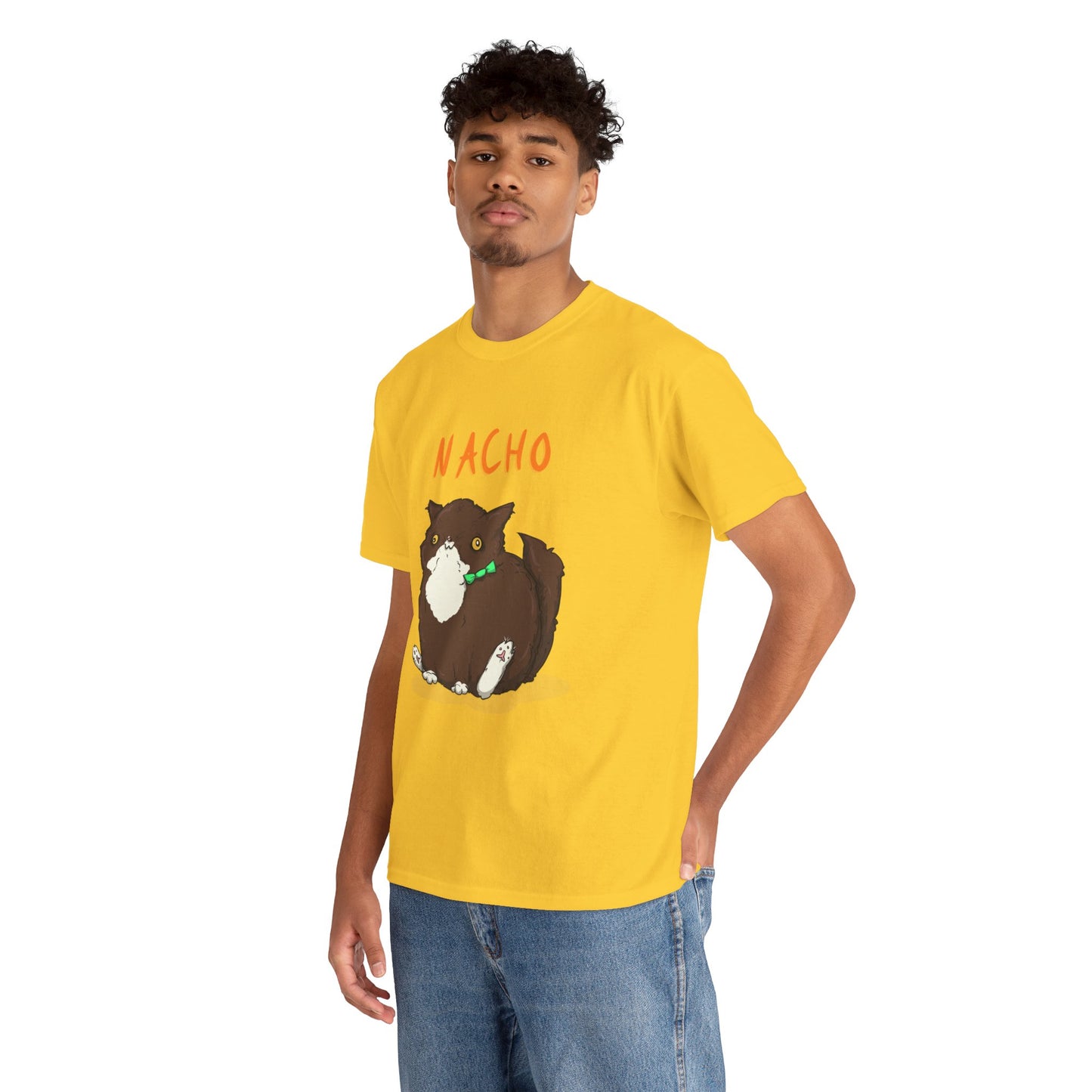 Nacho The Cat Unisex Heavy Cotton Tee