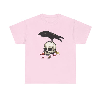 Crow Skull Unisex Heavy Cotton Tee