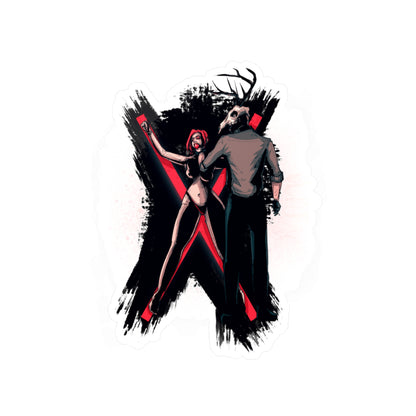 Deer Daddy Series 11: The Cross Kiss-Cut Vinyl Decal
