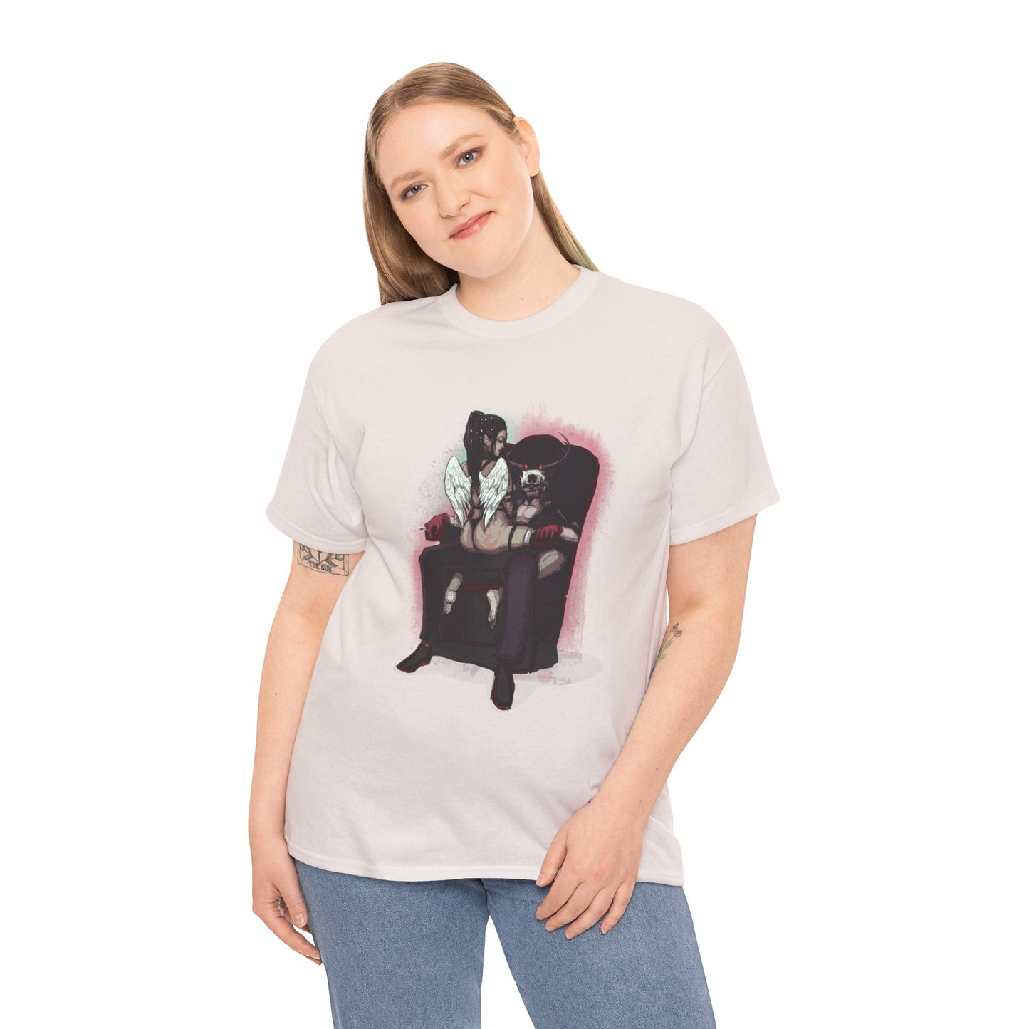 Deer Daddy Series 9: Angels & Demons Unisex Heavy Cotton Tee