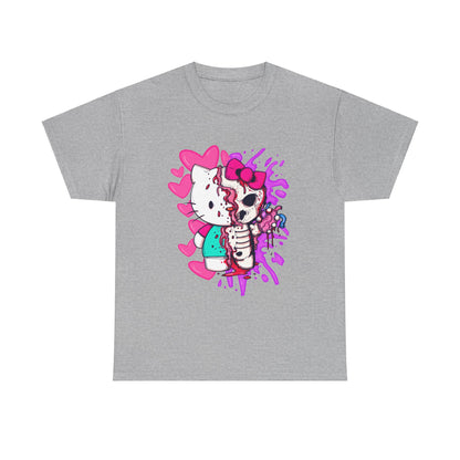 Zombie Kitty Unisex Heavy Cotton Patreon Tee