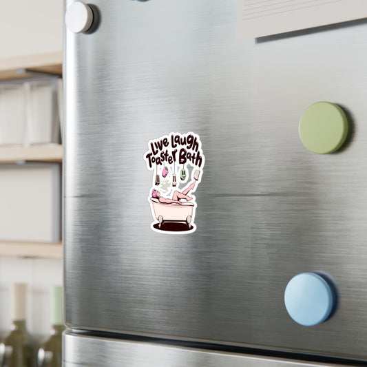 Toaster Bath Kiss-Cut Vinyl Decal