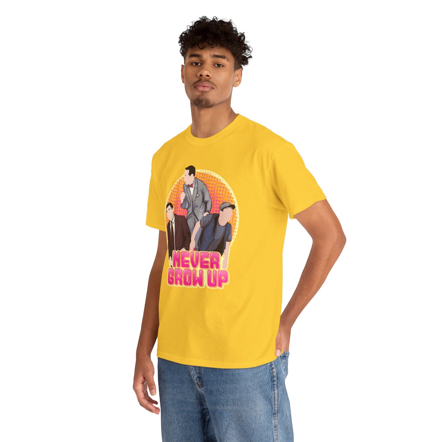 Never Grow Up Unisex Heavy Cotton Tee
