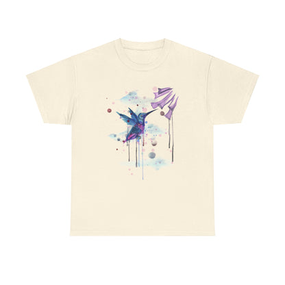 Hummingbird Skeleton Unisex Heavy Cotton Tee