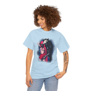 Red Riding Hood & The Wolf Unisex Heavy Cotton Tee