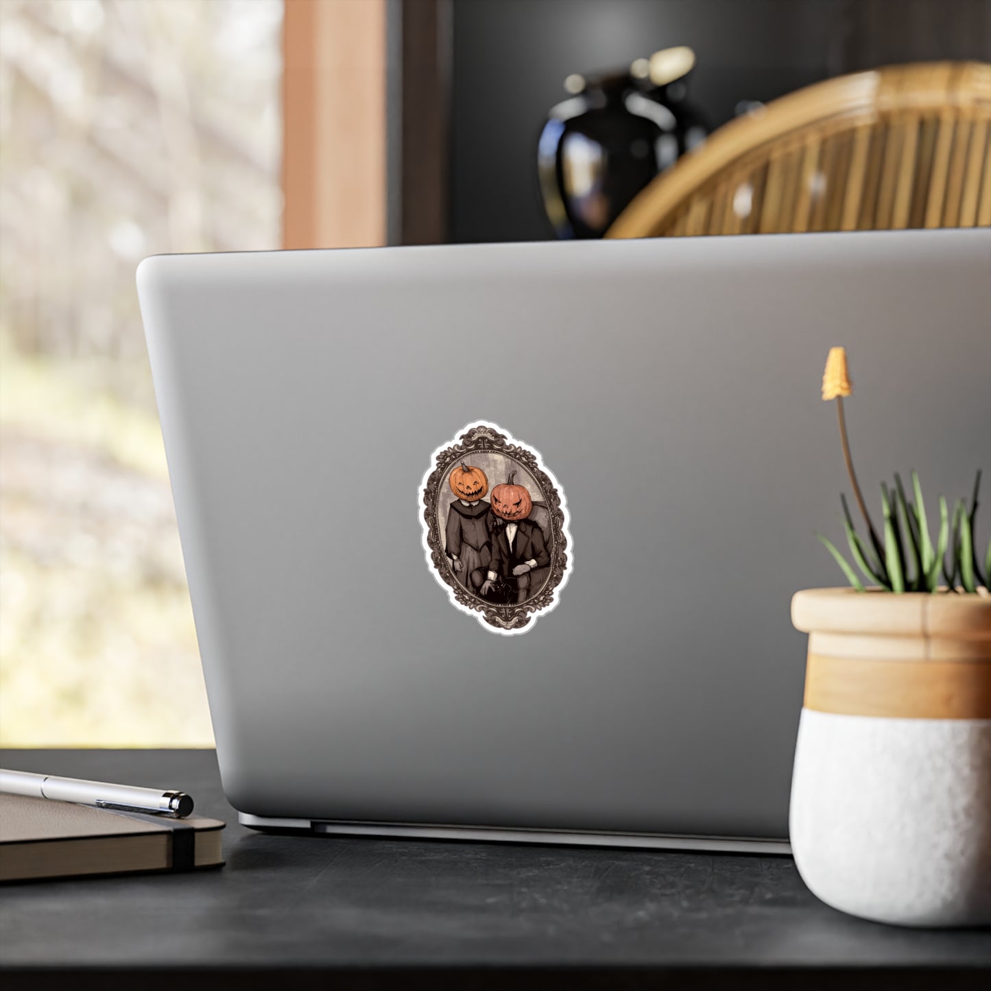 Victorian Halloween Kiss-Cut Vinyl Decal