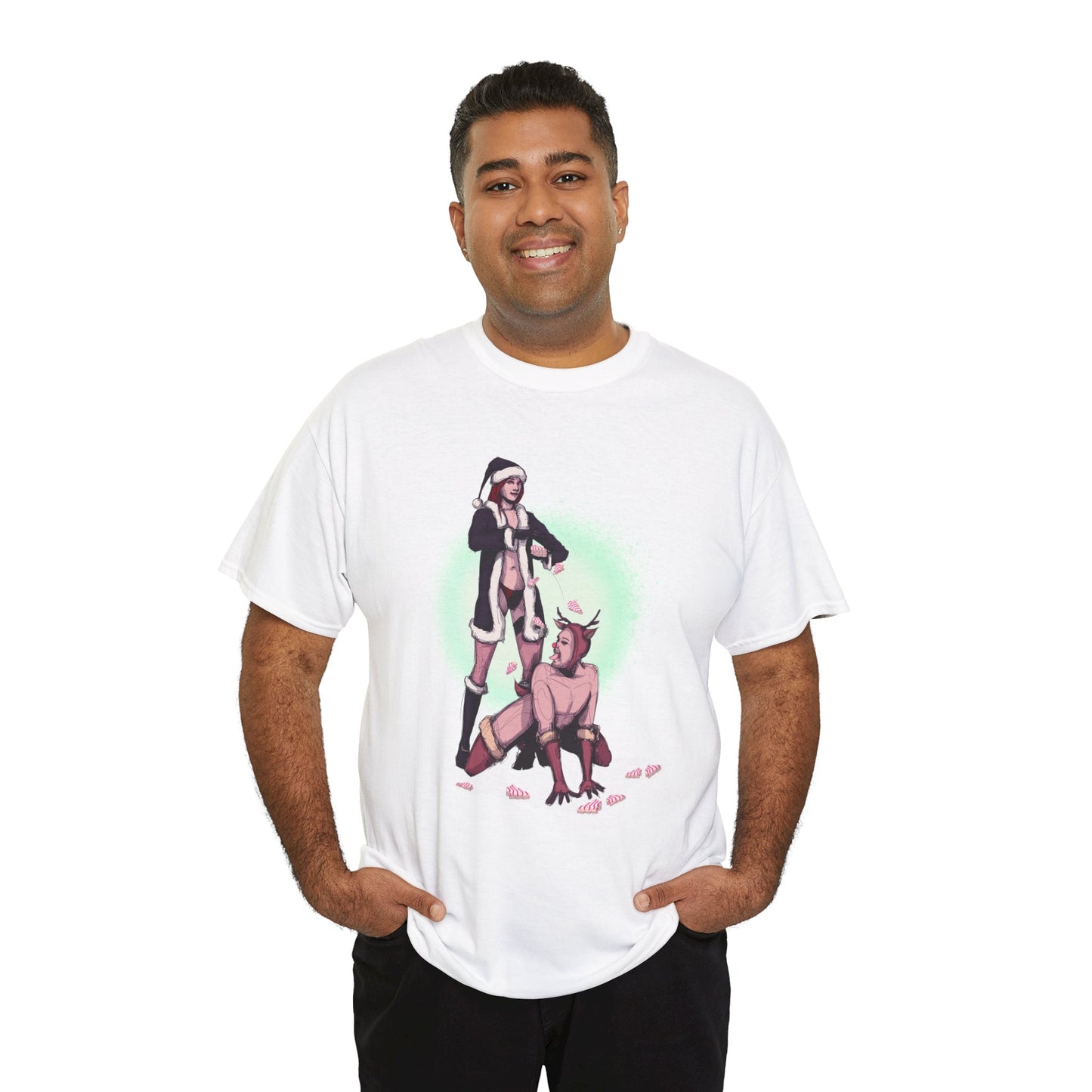 Christmas Rain Unisex Heavy Cotton Tee