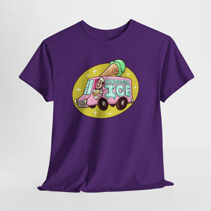 Ice Cream Truck Unisex Heavy Cotton Tee
