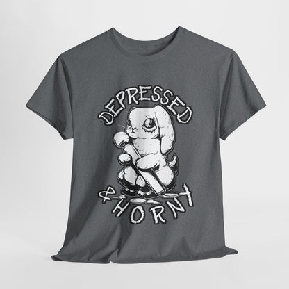 Depressed Bunny Unisex Heavy Cotton Tee