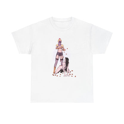 Chicken Nugget Rain Unisex Heavy Cotton Tee