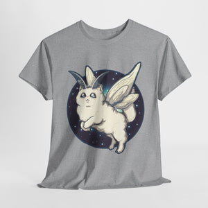 Moth Kitty Unisex Heavy Cotton Tee