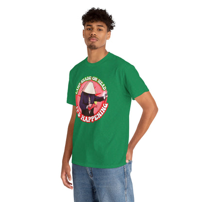 Lampshade On Head Unisex Heavy Cotton Tee