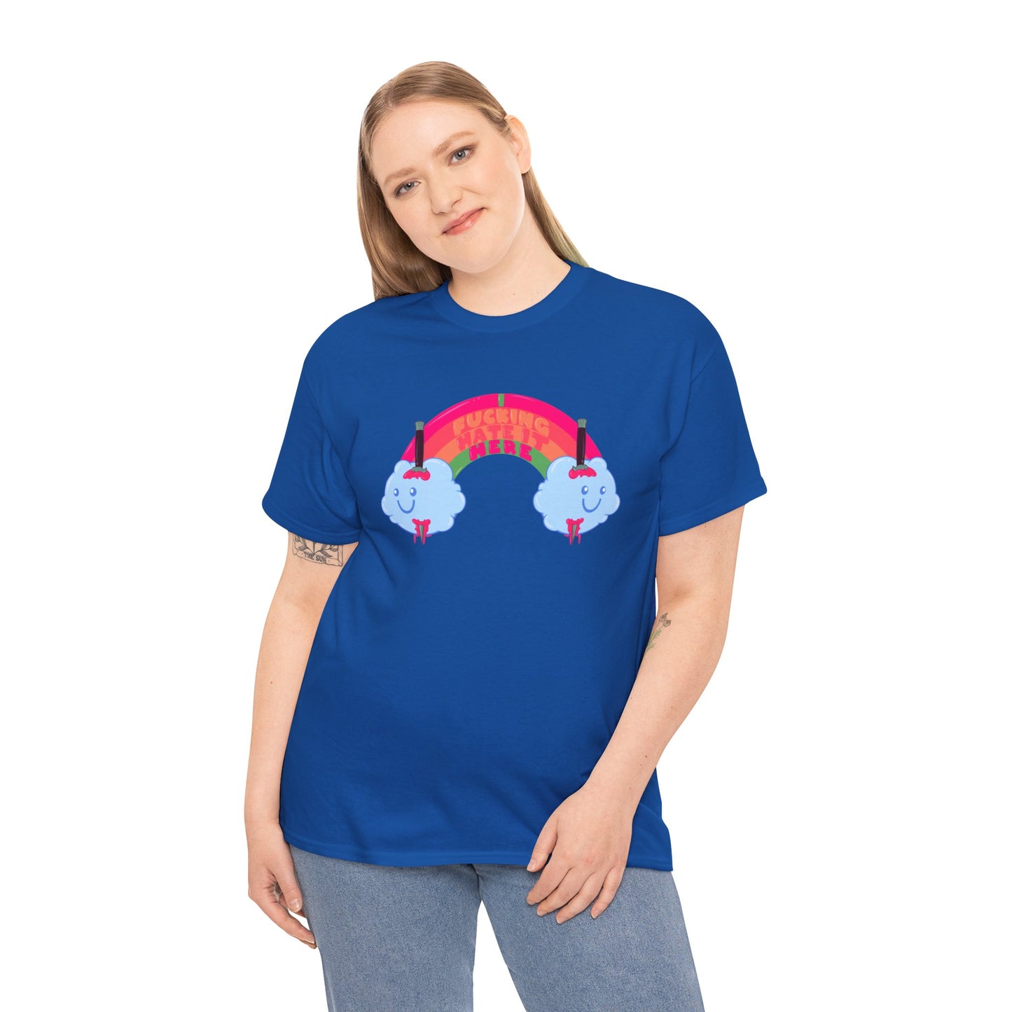 I Fucking Hate It Here Unisex Heavy Cotton Tee