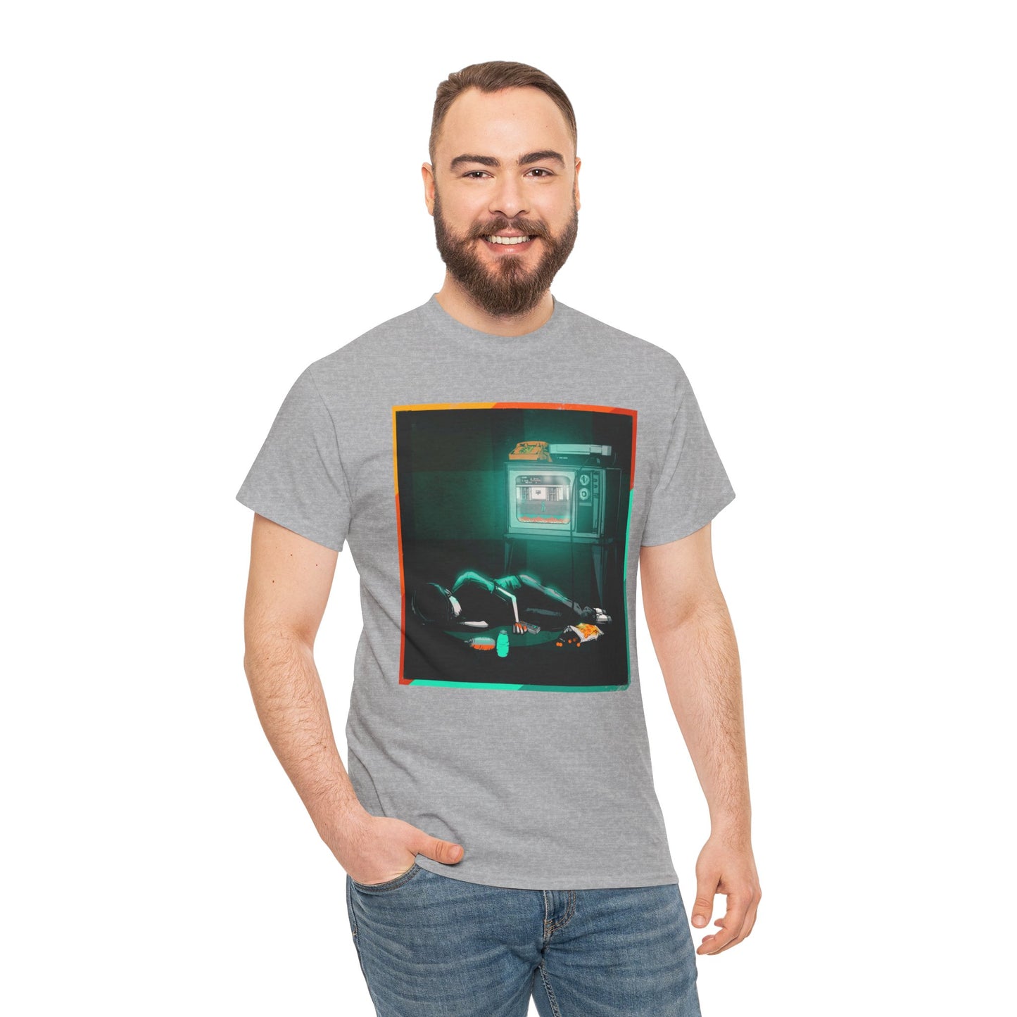 Long Night Unisex Heavy Cotton Tee