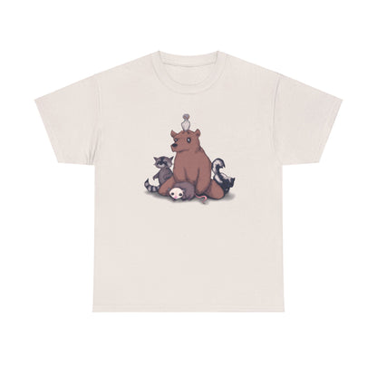Trash Animals Unisex Heavy Cotton Tee