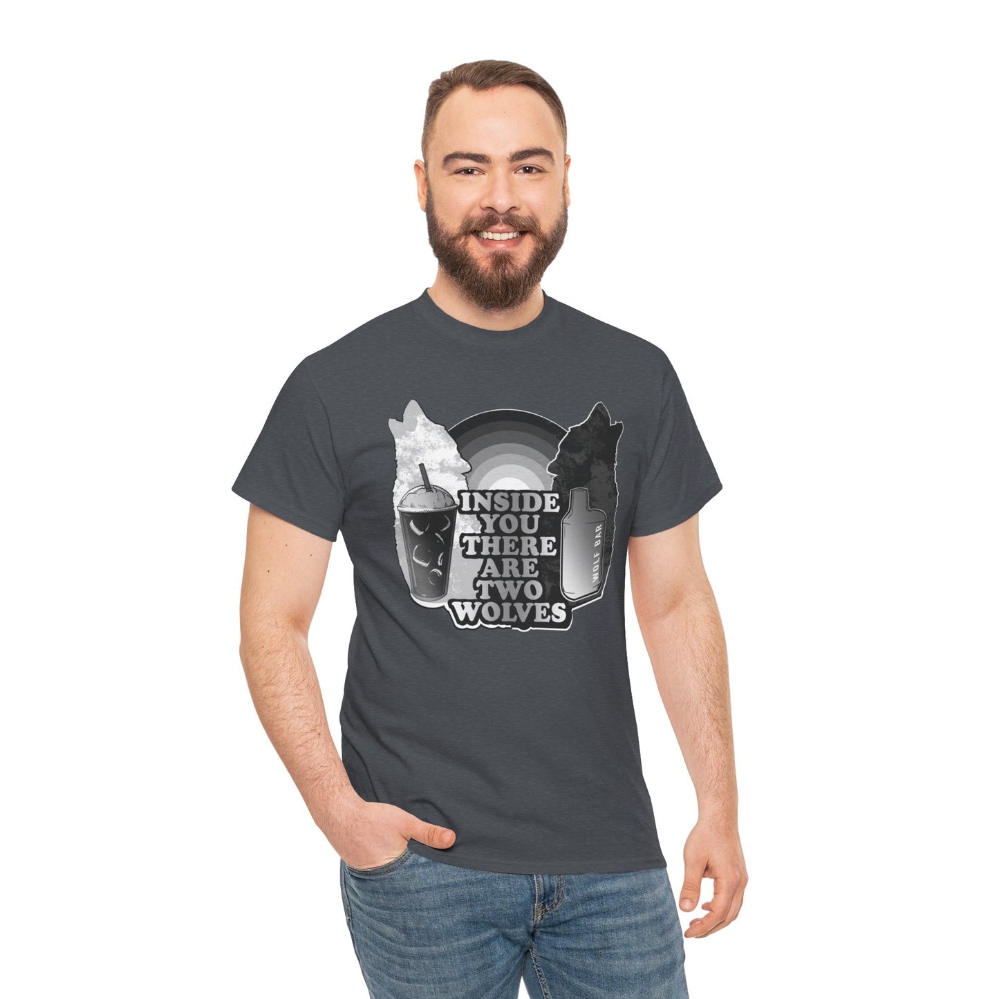 Two Wolves Unisex Heavy Cotton Tee
