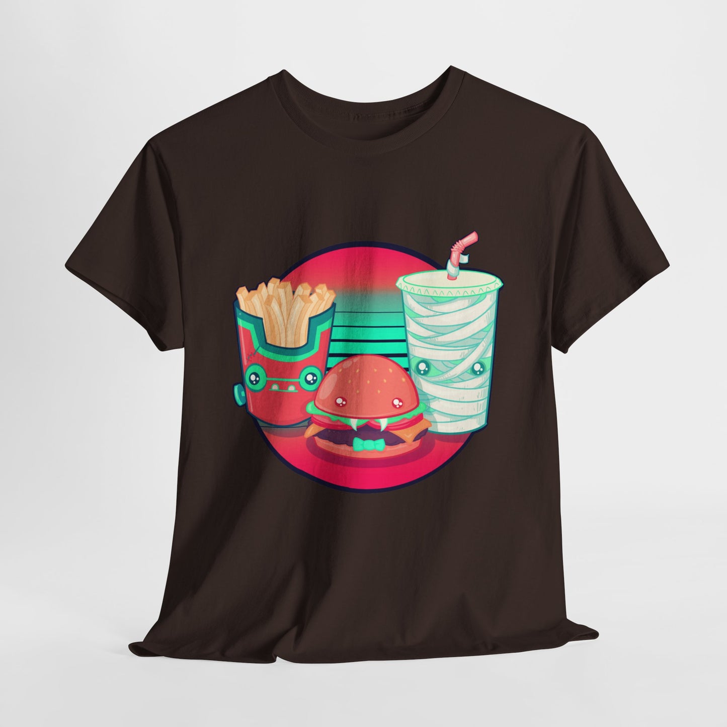Spooky Fast Food Unisex Heavy Cotton Tee