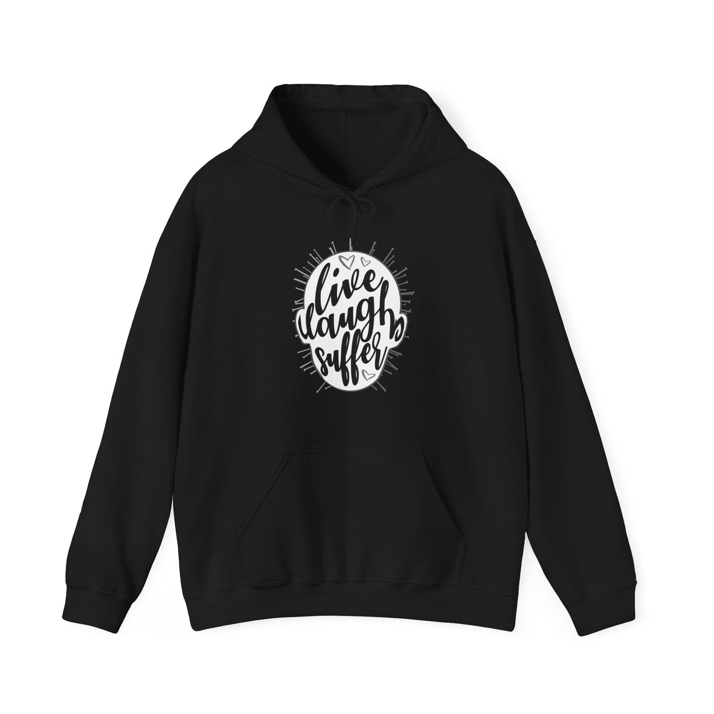 Live Laugh Suffer II Unisex Heavy Blend Hooded Sweatshirt