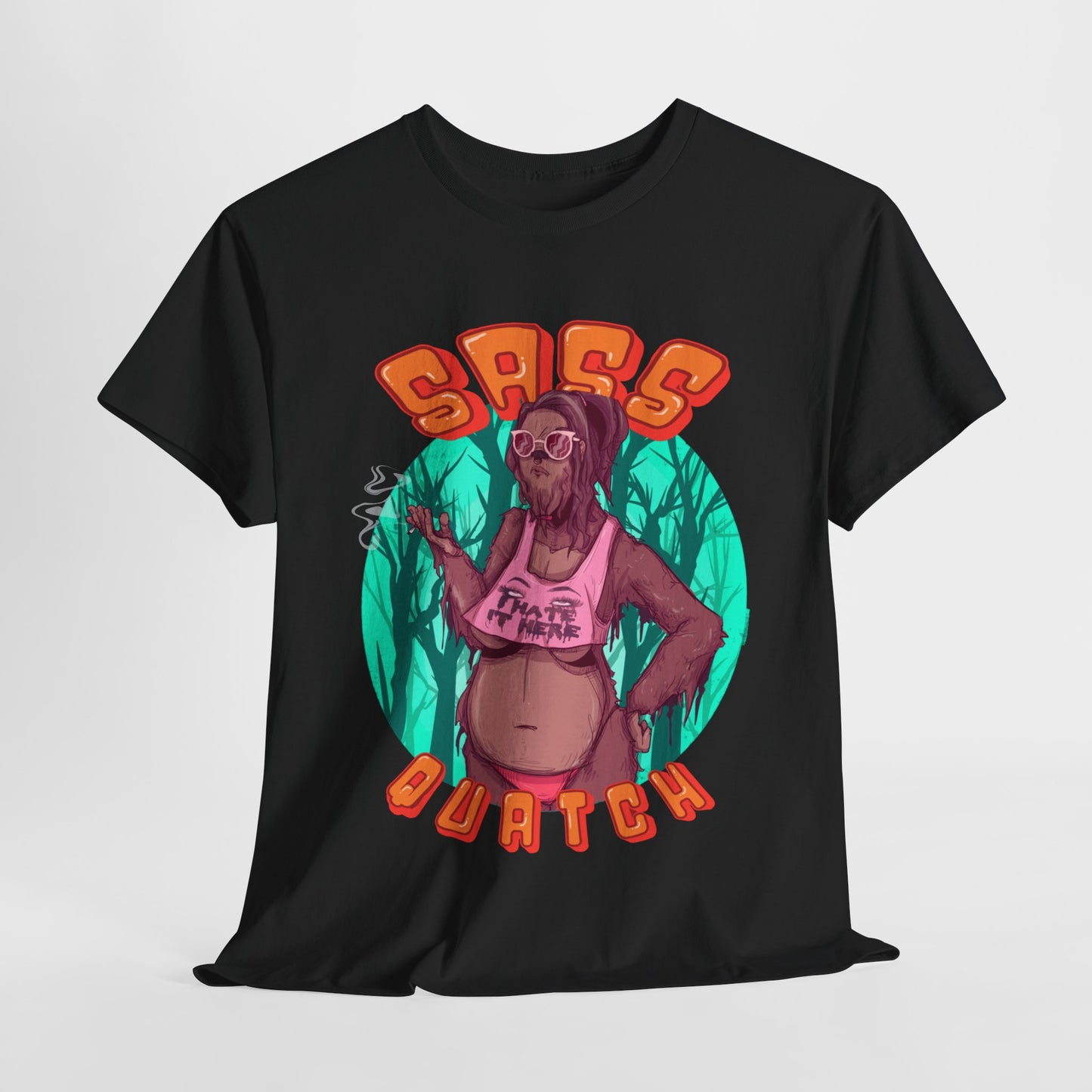Sass Quatch Unisex Heavy Cotton Tee