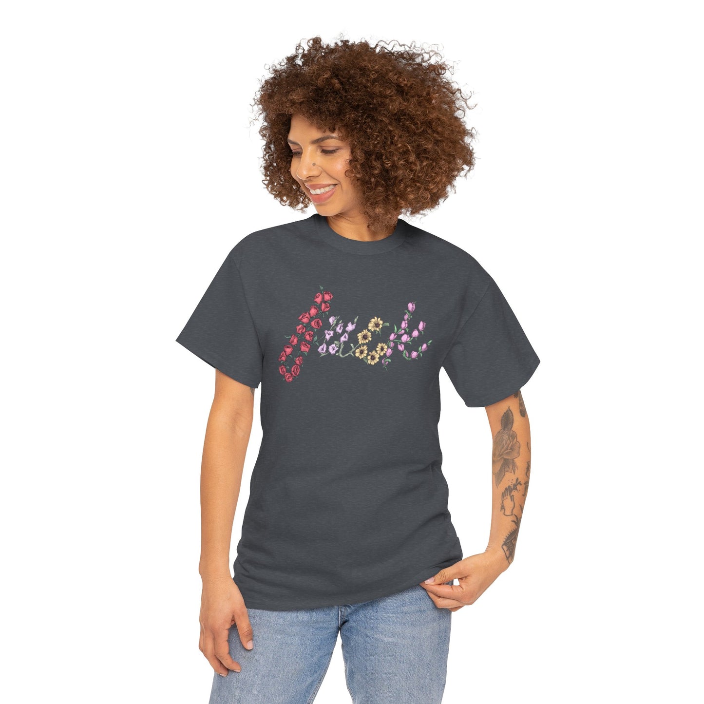 Floral AF Unisex Heavy Cotton Tee