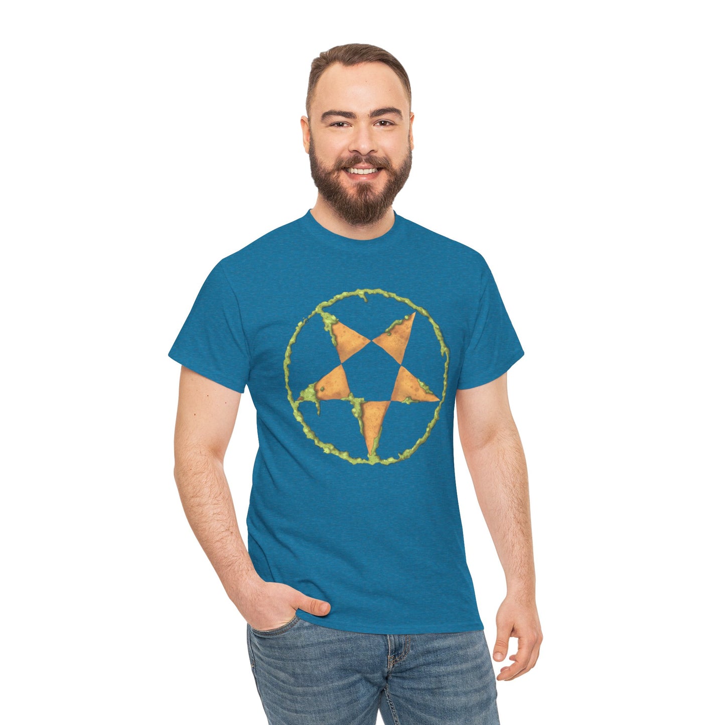 Guacamole Pentagram Unisex Heavy Cotton Tee