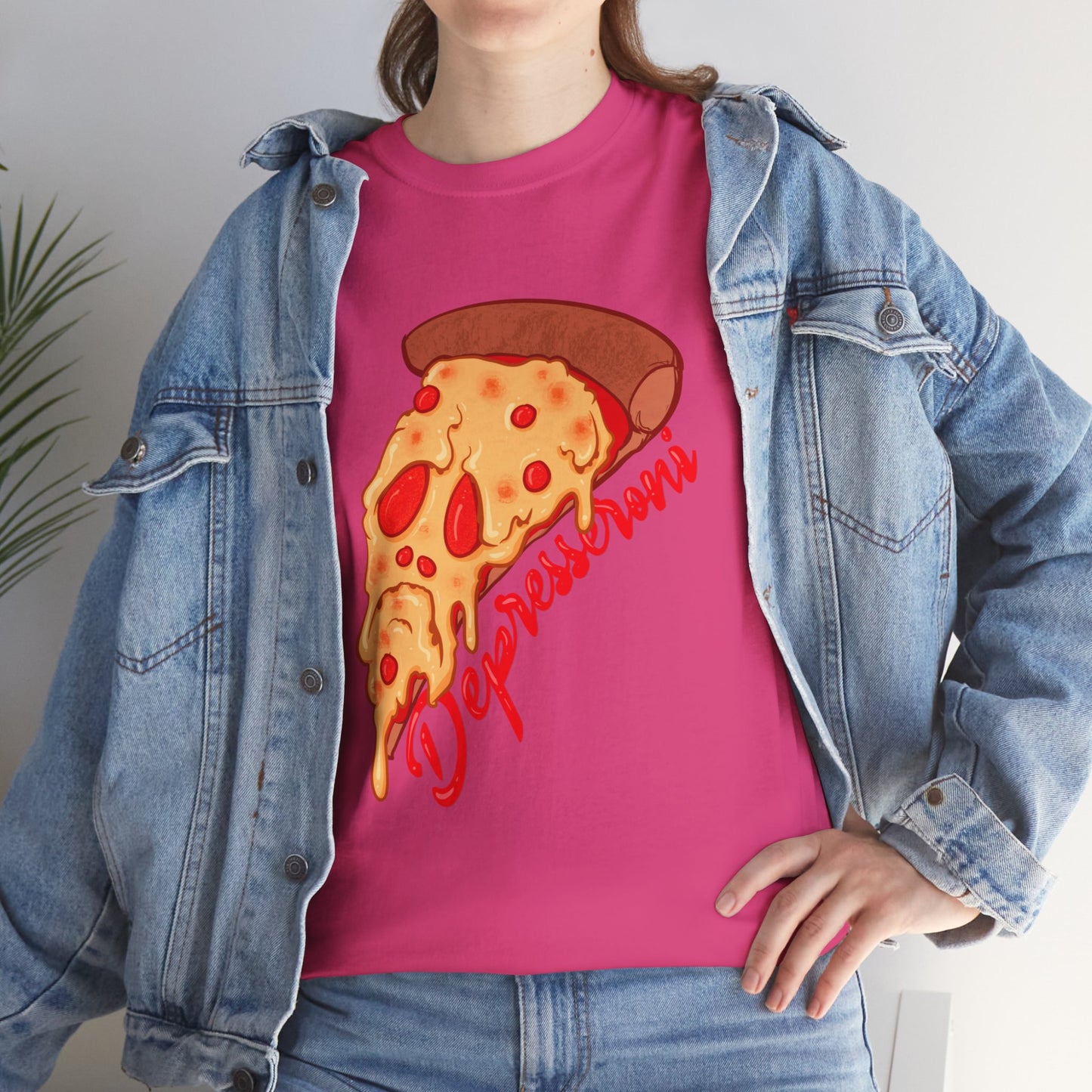 Depresseroni Unisex Heavy Cotton Tee