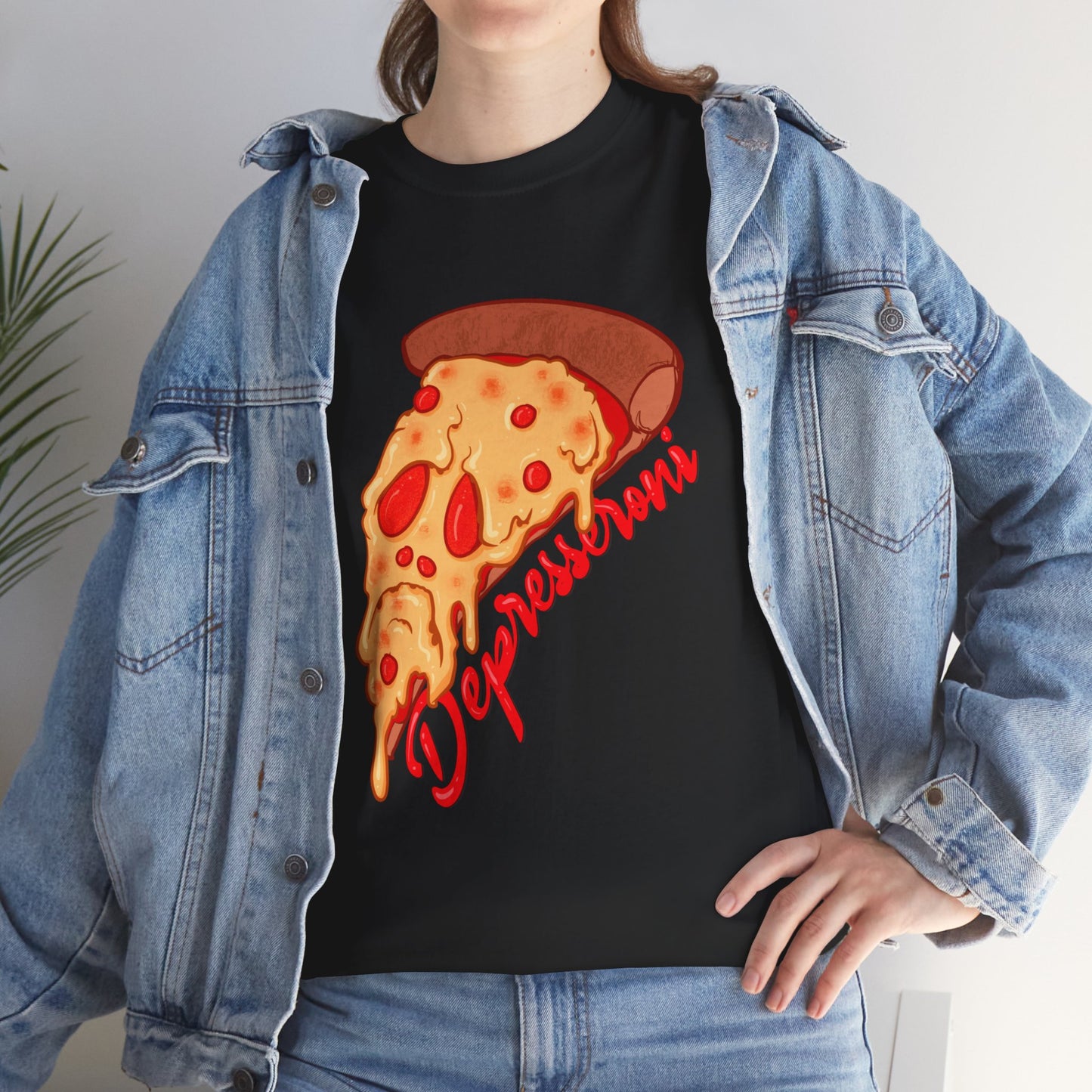 Depresseroni Unisex Heavy Cotton Tee