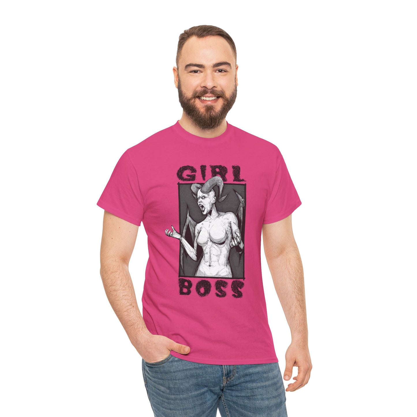 Girl Boss Unisex Heavy Cotton Tee
