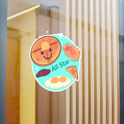 All Star Breakfast Kiss-Cut Vinyl Decal