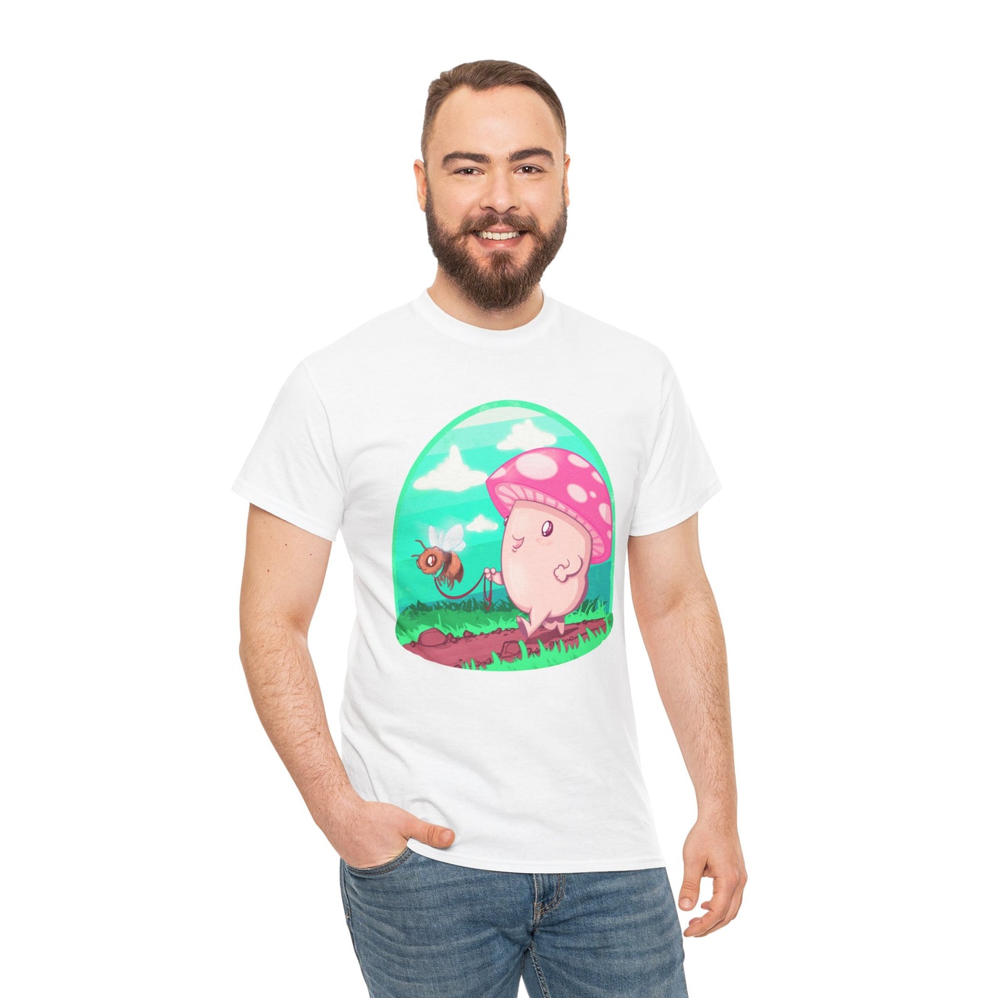 Bee Walk Unisex Heavy Cotton Tee