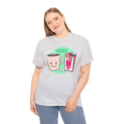 Breakfast of Champions Unisex Heavy Cotton Tee