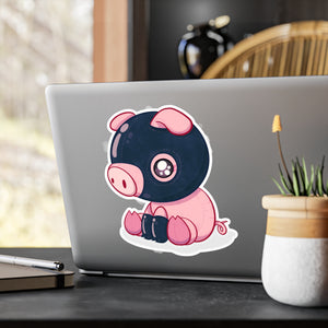 Bad Piggie Kiss-Cut Vinyl Decal