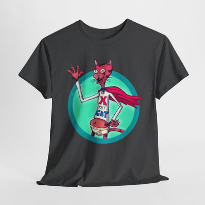 X-Ray Cat Unisex Heavy Cotton Tee