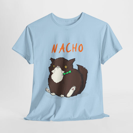 Nacho The Cat Unisex Heavy Cotton Tee