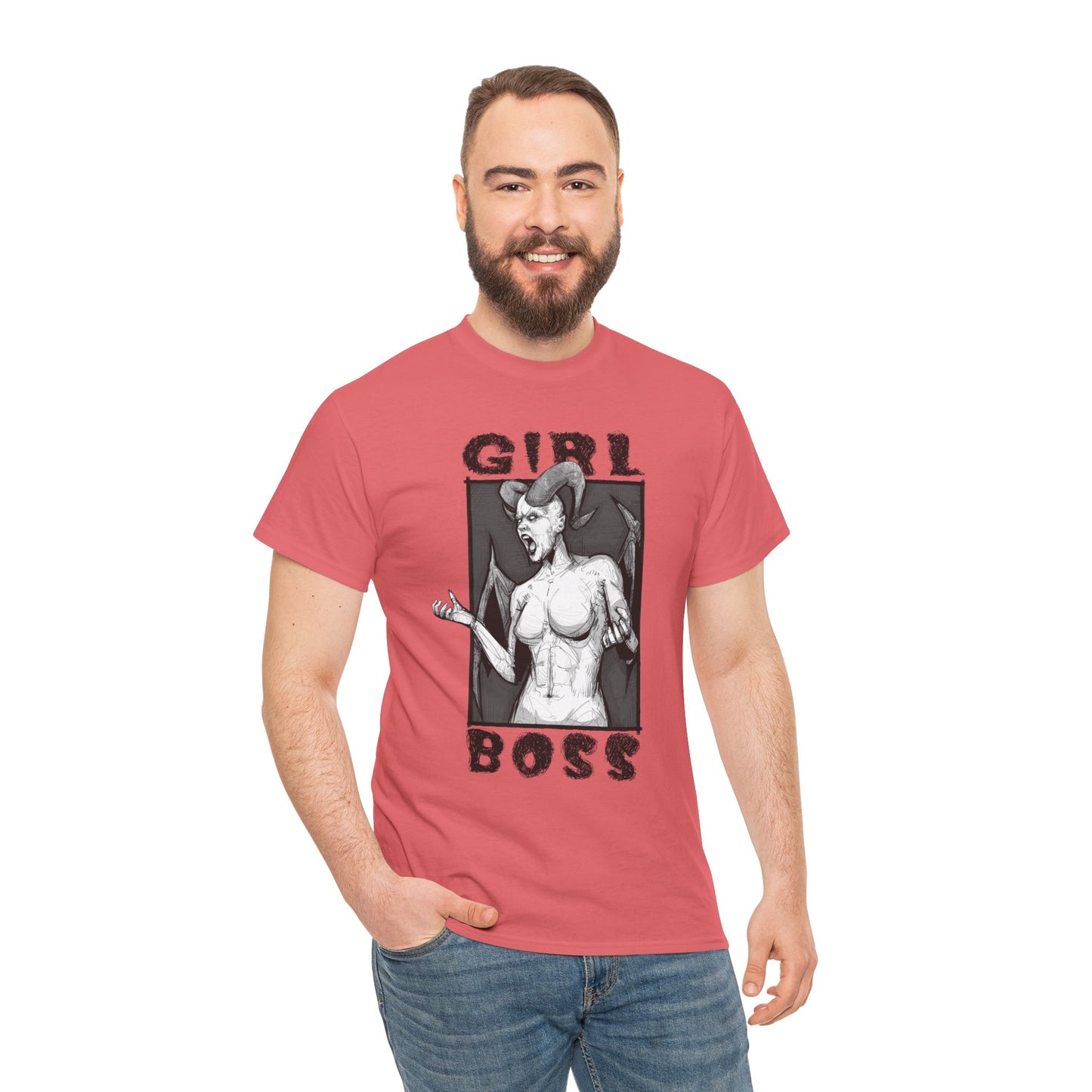 Girl Boss Unisex Heavy Cotton Tee